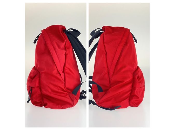 Zaino Explorer Balenciaga Nero Rosso - vista 5