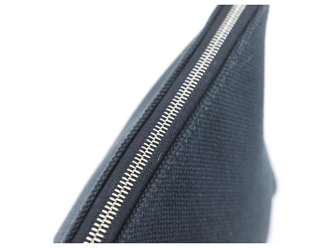 Hermès EEEBOO Pouch Black Canvas - view 11