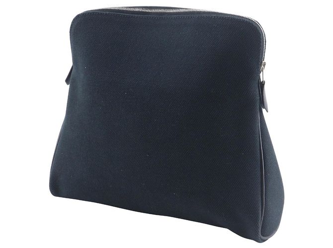 Hermès EEEBOO Pouch Black Canvas - view 2