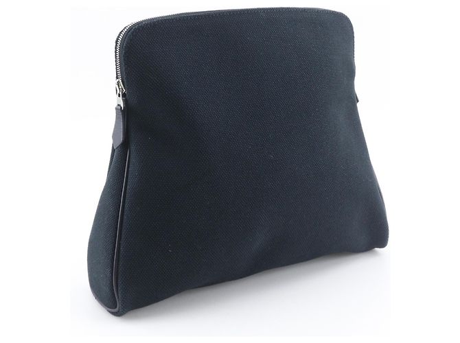 Hermès EEEBOO Pouch Black Canvas - view 3