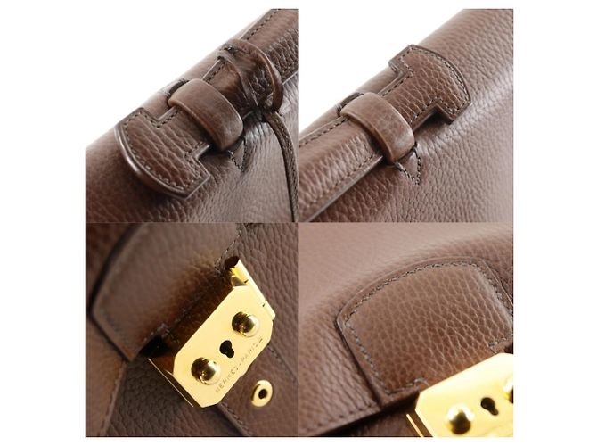 Sac à Depeche 38 de Hermès Marron - vue 14