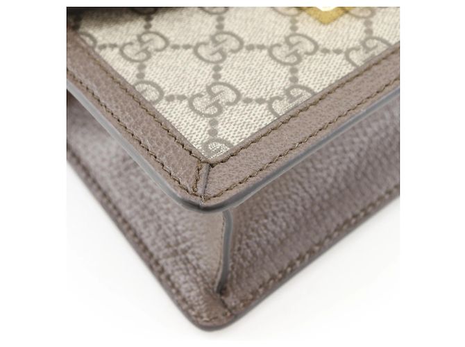 Borsa a Spalla Ophidia di Gucci Marrone - vista 4