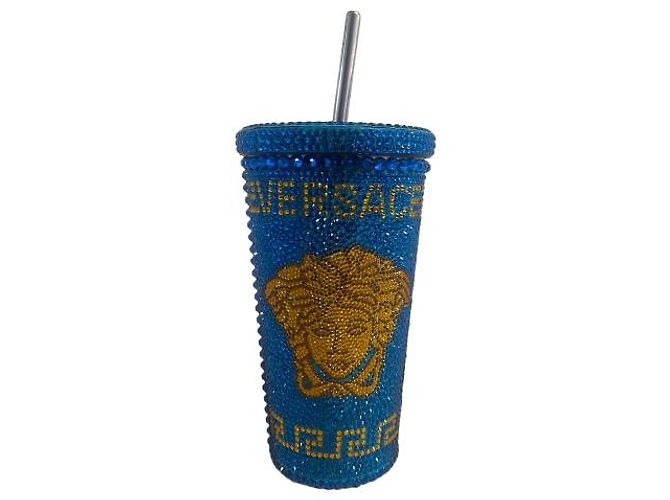Taza de viaje con tachuelas Medusa de Versace - vista 5