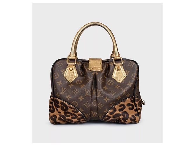 Borsa tote in tela e pelle Louis Vuitton Adele chic usata - vista 3