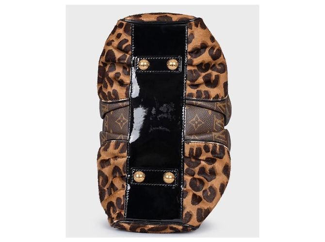 Borsa tote in tela e pelle Louis Vuitton Adele chic usata - vista 4