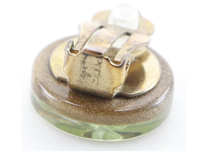 Pendientes Chanel Clover Dorado - vista 10