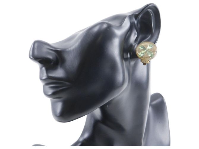 Pendientes Chanel Clover Dorado - vista 2
