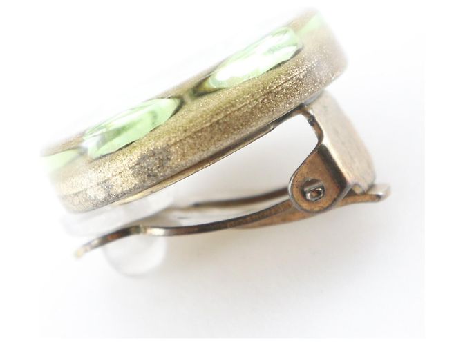 Pendientes Chanel Clover Dorado - vista 6