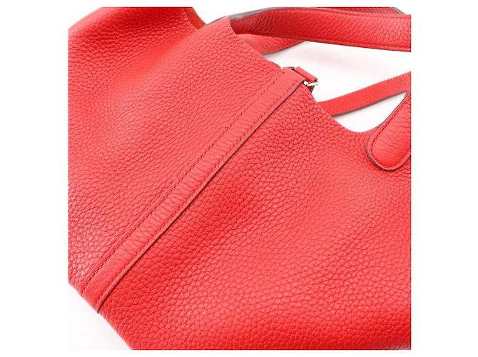 Hermès Picotin Lock 18 PM Handtasche Rot - Ansicht 14