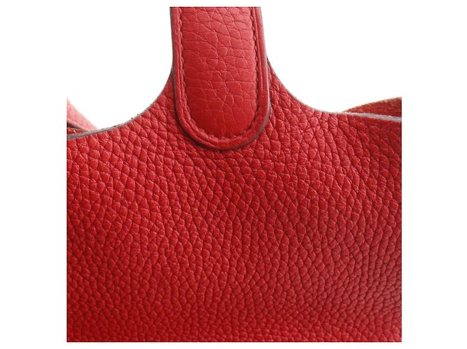 Hermès Picotin Lock 18 PM Handtasche Rot - Ansicht 17