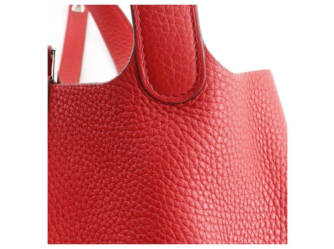 Hermès Picotin Lock 18 PM Handtasche Rot - Ansicht 18