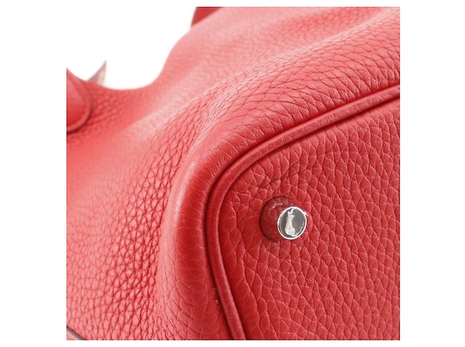 Hermès Picotin Lock 18 PM Handtasche Rot - Ansicht 6