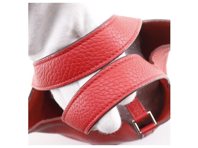 Hermès Picotin Lock 18 PM Handtasche Rot - Ansicht 8