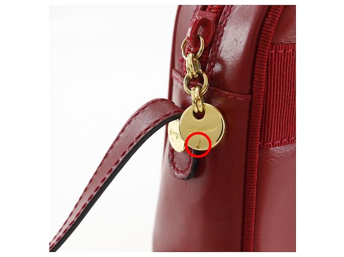Borsa a Spalla Vara di Salvatore Ferragamo Rosso - vista 8