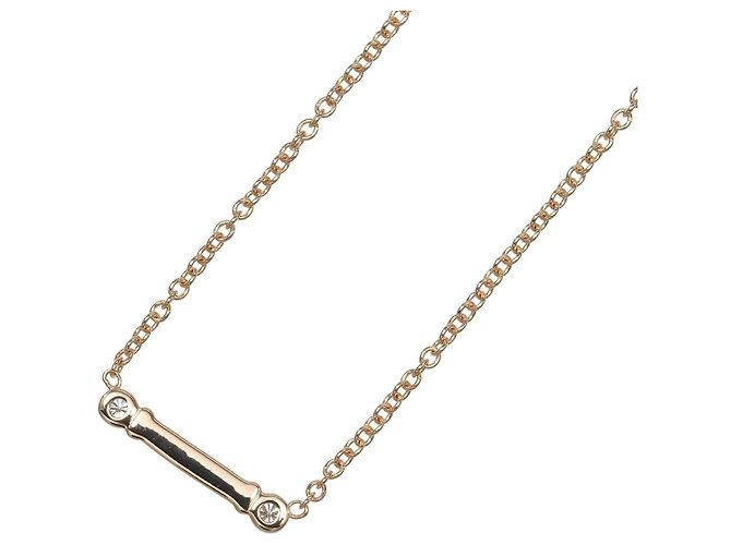 Collana Fleur-de-lis Tiffany & Co. in oro rosa 18K con diamanti - vista 3