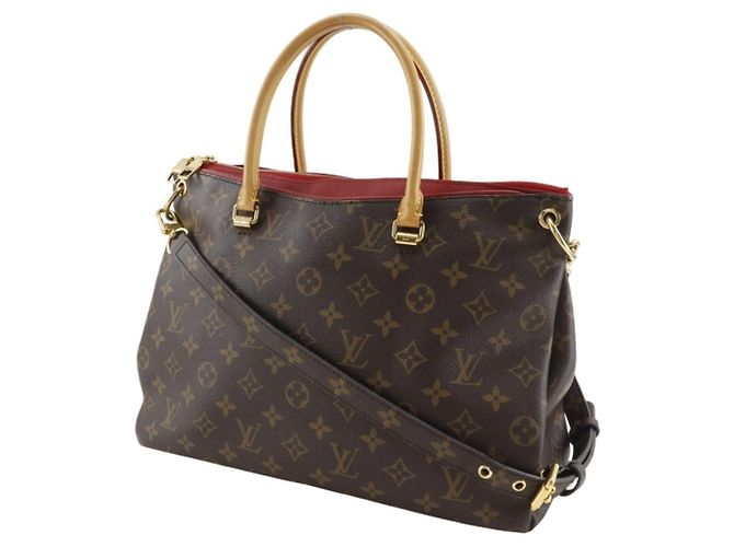 Borsa Pallas Louis Vuitton Marrone Fuschia - vista 2