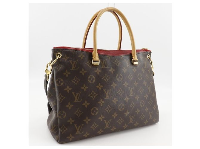 Borsa Pallas Louis Vuitton Marrone Fuschia - vista 3