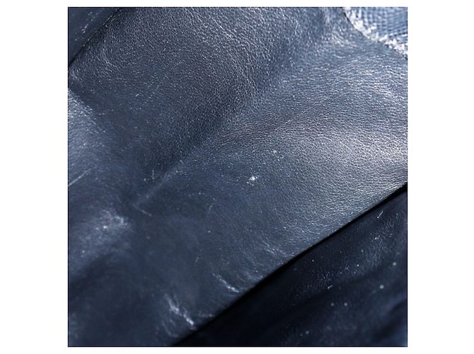 Borsa tote in pelle di vitello grana nera Chanel Nero - vista 14