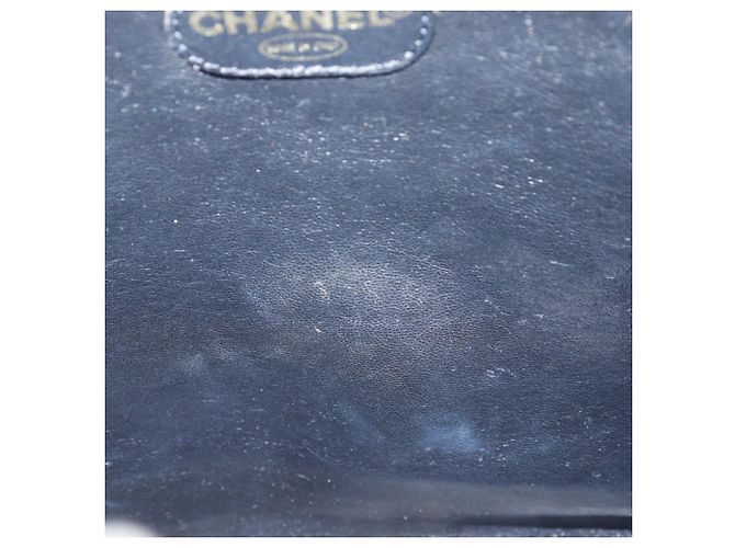 Borsa tote in pelle di vitello grana nera Chanel Nero - vista 16