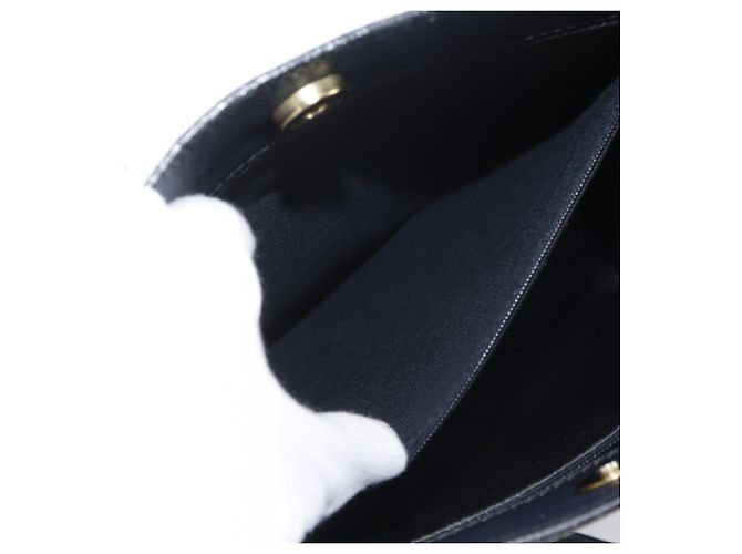 Borsa tote in pelle di vitello grana nera Chanel Nero - vista 7