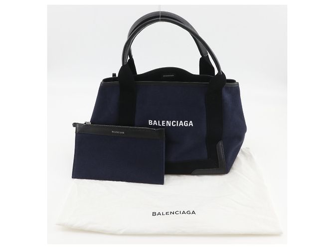 Balenciaga Navy Cabas Tasche Marineblau - Ansicht 15
