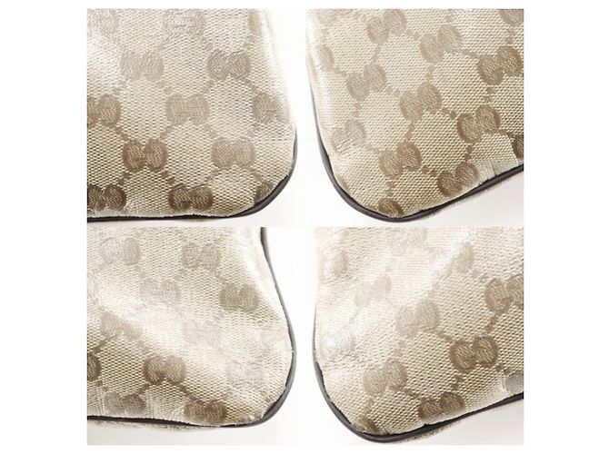 Borsa a Spalla Gucci GG Crystal Beige - vista 4