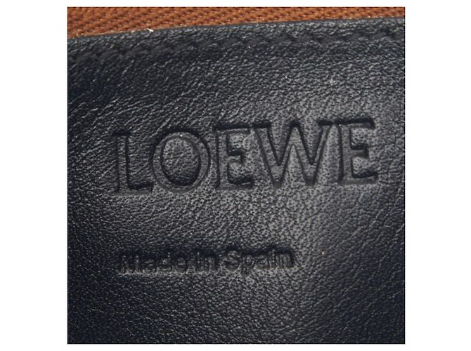 Monedero/Cartera de Tarjetas Puzzle Anagram Loewe Castaño Rosa Blanco - vista 9
