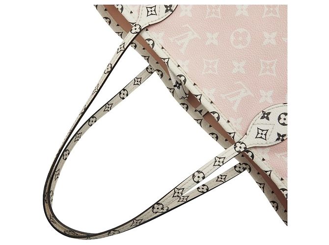 Louis Vuitton Monogram Giant Neverfull MM Tote Bag Rot Mehrfarben - Ansicht 9