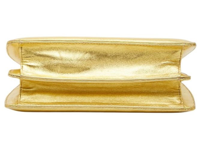 Mini borsa a mano in pelle dorata Bottega Veneta D'oro - vista 3