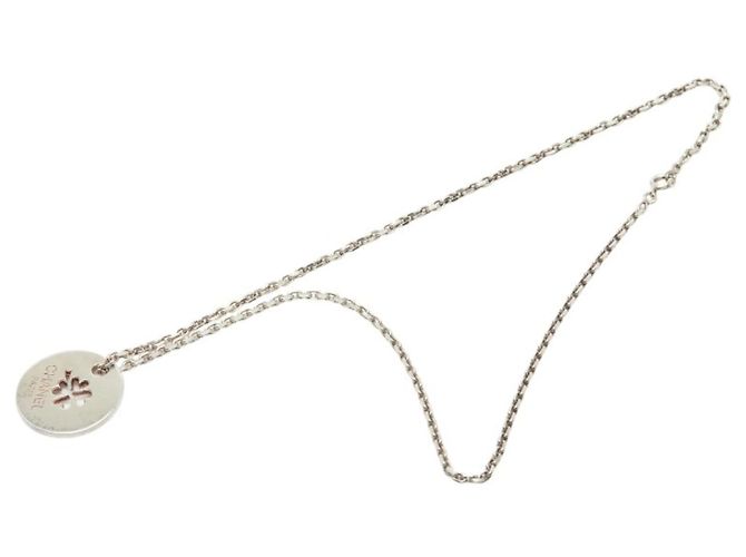Collana Motivo Quadrifoglio Chanel 31 RUE CAMBON Argento - vista 4