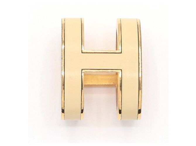 Collana Pendente Pop H di Hermès D'oro Crudo - vista 2
