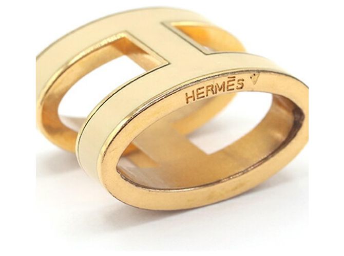 Collana Pendente Pop H di Hermès D'oro Crudo - vista 3