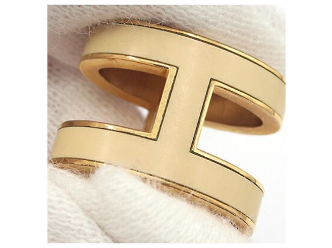 Collana Pendente Pop H di Hermès D'oro Crudo - vista 4