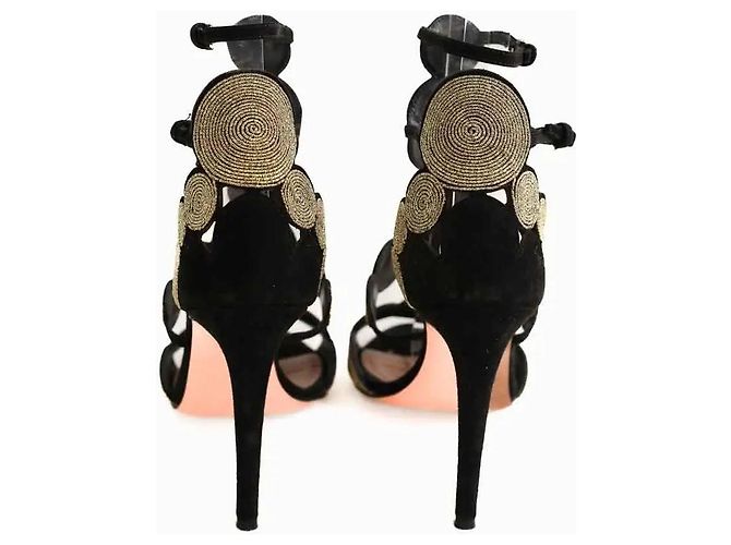 Alaïa Tacchi dorati D'oro - vista 2