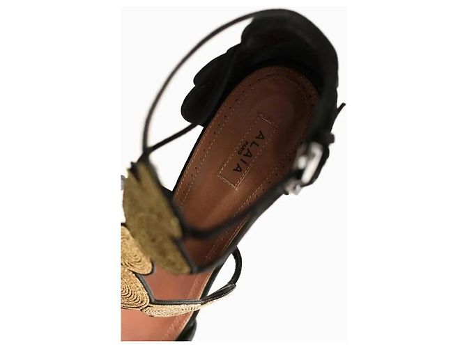 Alaïa Tacchi dorati D'oro - vista 5