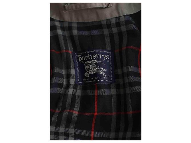 Burberry Gabardina gris - vista 6