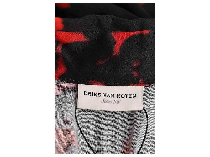 Dries Van Noten Rotes Kleid - Ansicht 5