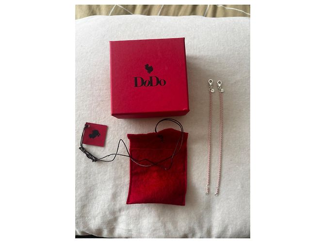 Dodo Pomellato Conjunto de 2 pulseiras Dodo by Pomellato em prata 925 com esmalte rosa - vista 3