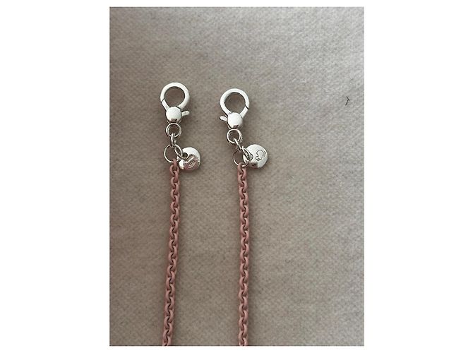 Dodo Pomellato Conjunto de 2 pulseiras Dodo by Pomellato em prata 925 com esmalte rosa - vista 4