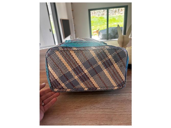 Vanessa Bruno straw and sequin tote bag - view 3