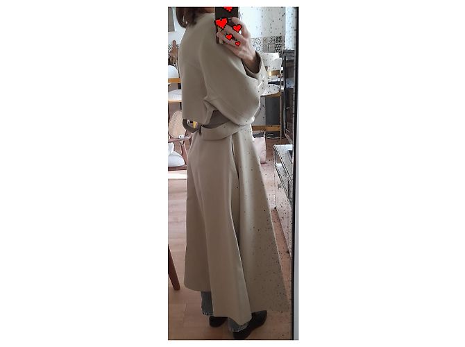 Gabardina Bottega Veneta de algodón beige - vista 12