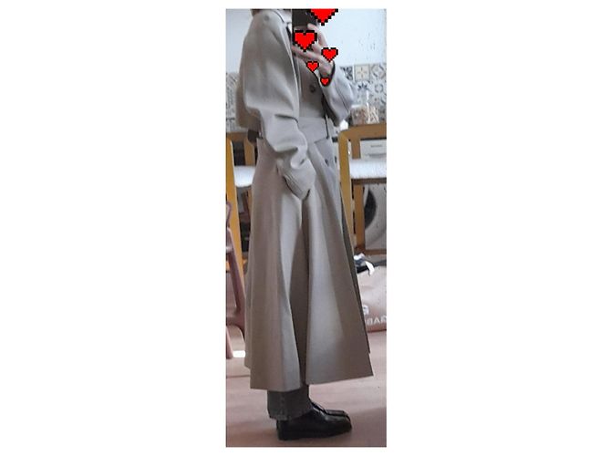 Gabardina Bottega Veneta de algodón beige - vista 14