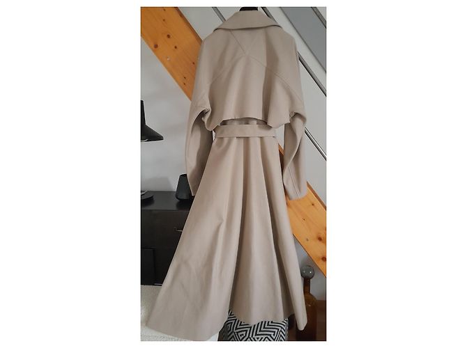 Gabardina Bottega Veneta de algodón beige - vista 2