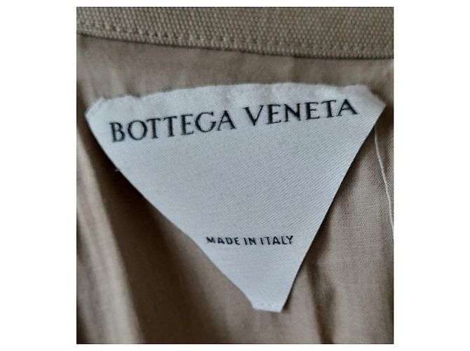 Gabardina Bottega Veneta de algodón beige - vista 5