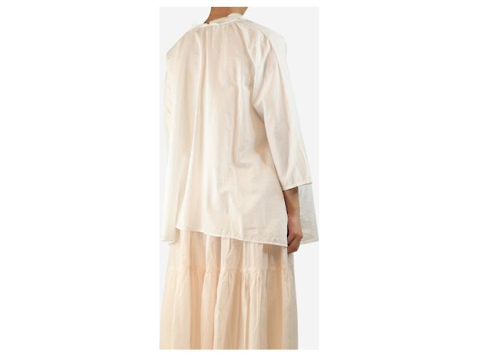Autre Marque White cotton blouse - One size - view 2