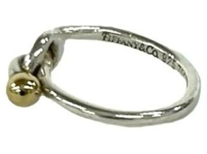 Tiffany & Co Tiffany Love Knot Ring Silber Golden - vue 4