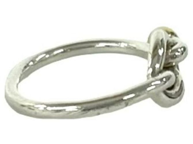 Tiffany & Co Tiffany Love Knot Ring Silber Golden - vue 5