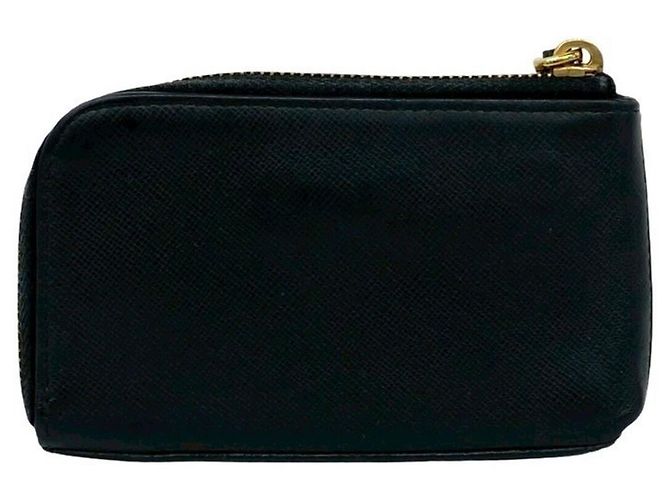 Monedero de cuero negro Prada - Ansicht 2