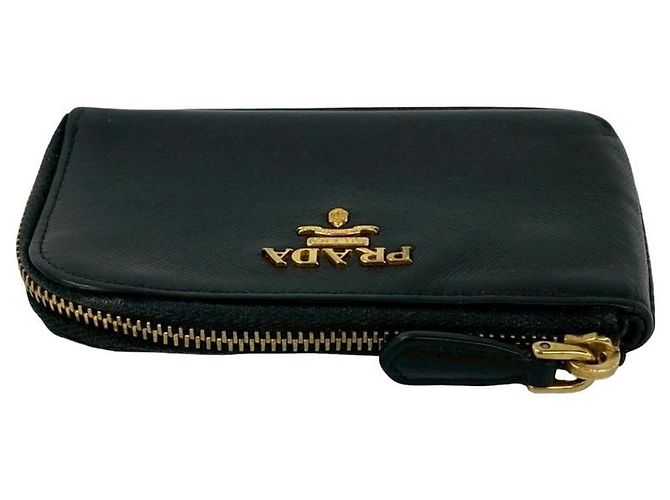 Monedero de cuero negro Prada - Ansicht 3