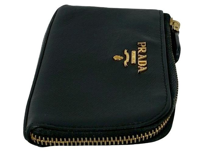 Monedero de cuero negro Prada - Ansicht 5